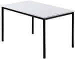 Besprechungstisch 120x80,grau/schwarz