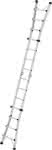 Teleskopleiter Alu,4x4 Sprossen,MUNK