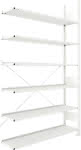 META Steckregal META COM-,PACT Anbaufeld B1250xT30-,0xH2200mm 6 Böden 90 Ord-