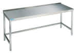 Arbeitstisch offen,1400x700x850 Edelstahl,Chromonorm