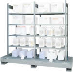 Regal mit Standwanne,GR2-G-Standwanne vzk.,LACONT