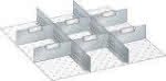LISTA Schlitz-/,Trennwand-Set 27x27 E für,Fronthöhe 200mm 2x Schli-