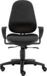 Bandscheibenstuhl,Profi Ultra S schwarz,belastbar bis 60kg - Bezug: 100 % Polyester