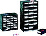 ESD-Kleinteilemagazin,T180xB310xH290mm, 24xGr.1