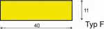 Flächenschutz,Typ F, L 5000mm,gelb/schwarz - selbstklebend Dancop