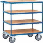 Tischwagen,2443 600kg,4 Böden 1200x800mm fetra