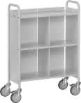 Bürowagen 4873,3 B. 720x350 grau Rückw.,fetra