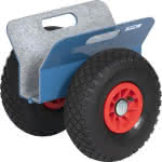 Plattenroller 4157,250kg Vollgummi,fetra