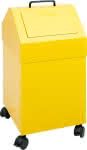 Wertstoffsammler 45 l,mobil gelb,stumpf