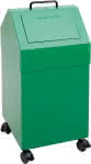 Wertstoffsammler 45 l,mobil grün,stumpf