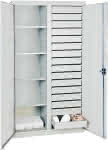 Werkzeugschrank 16 S 4 W,1800x1000x500 mm grau,stumpf