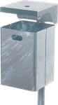 Abfallsammler 50L,vzk.,m.Ascher
