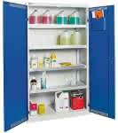 Umweltschrank BASIC plus,1800x1000x500 blau