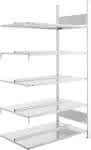 META Steckregal META COM-,PACT Anbaufeld verzinkt,B1000xT600xH1850mm 5 Böd-