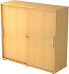 Schiebetürenschrank,1200x400x1100 Buche/Buche