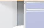 Blendensatz,für 8-Eck-Werkbank,RAL 7035