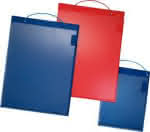 Auftragsschutztasche,ohne Schluesselfach,VE 10 Stk., A 4 - blau
