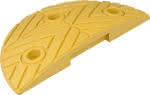 Fahrbahnschwelle,Endstück gelb,B250xT420xH70 mm