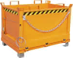 BAUER Klappbodenbehälter,FB 500 Tragkraft 1000kg,lackiert RAL2000