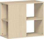 Flex Anstellregal 2 OH,2OH 800x400x720mm Ahorn