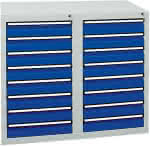 Schubladenschrank 16SL,900x1000x500, 16x100
