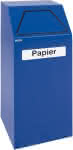 Wertstoffsammler 65 l,blau stationär