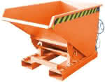 BAUER Kippbehälter EXPO,0,3m³ Abrollsystem,B770xT1260xH835mm Tragkr.