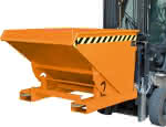 BAUER Kippbehälter EXPO,0,6m³ Abrollsystem B1070-,xT1260xH835mm Tragkr. 10-