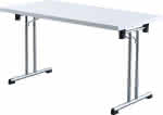 Klapptisch KL,1380x690x745,Platte weiß