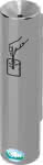 Sicherheitsascher,300x100x70mm,silber