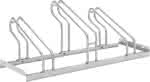Fahrradparker Hoch/Tief,einseitig, verzinkt,L 1050 mm, 3 Plätze