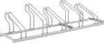 Fahrradparker Hoch/Tief,einseitig, verzinkt,L 1750 mm, 5 Plätze