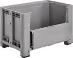 Palettenbox m.4 Füßen,1200x800x760mm,Klappe