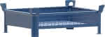 Stapelbehälter RAL5010,B1000xT800xH300 mm,Nutzlast0,5t Auflast2,5t - geschlossen