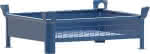 Stapelbehälter RAL5010,B1000xT800xH300 mm,Nutzlast 1t Auflast 5t - geschlossen