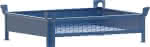 Stapelbehälter RAL5010,B1200xT1000xH300 mm,Nutzlast 1t Auflast 5t - geschlossen