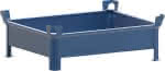 Stapelbehälter RAL5010,B1000xT800xH300 mm,Nutzlast 2t Auflast 10t - geschlossen