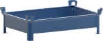 Stapelbehälter RAL5010,B1200xT800xH300 mm,Nutzlast 2t Auflast 10t - geschlossen
