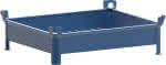 Stapelbehälter RAL5010,B1200xT1000xH300 mm,Nutzlast 2t Auflast 10t - geschlossen