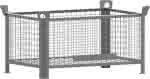 Gitterbehälter RAL7005,B1200xT800xH600 mm,Nutzlast 1t Auflast 4t - ohne Klappe