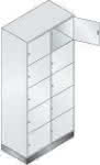 C+P Wäsche-Ausgabeschrank,Evolo Sockel,B810xT500xH1800mm 2