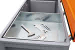 Einlegeschale Metall,für CEMbox 750 l