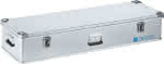 Alu-Kiste K470 119 l,IM: ca. B1350xT400xH220mm,3 Griffe
