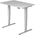 HAMMERBACHER Schreibtisch,XDSM 12 B1200xT800mm,grau/silber