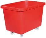 Rollwanne, rot,902x660x641mm
