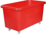 Rollwanne, rot,1308x699x737mm