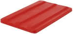 Deckel für Rollwanne,rot 660x432mm