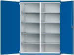 ANKE Schwerlastschrank mit Mittelwand B1485xT400mm 8 Böden