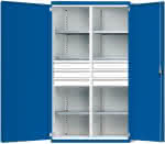ANKE Schwerlastschrank m- it Mittelwand B1085xT690- mm 6 Böden 6 Schubladen