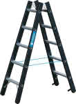 Stehleiter Megastep B,2 x 5 Sprossen,Arbeitshöhe 2,75 m